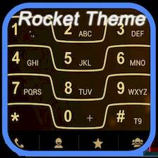 RocketDial Razr Gold Theme 